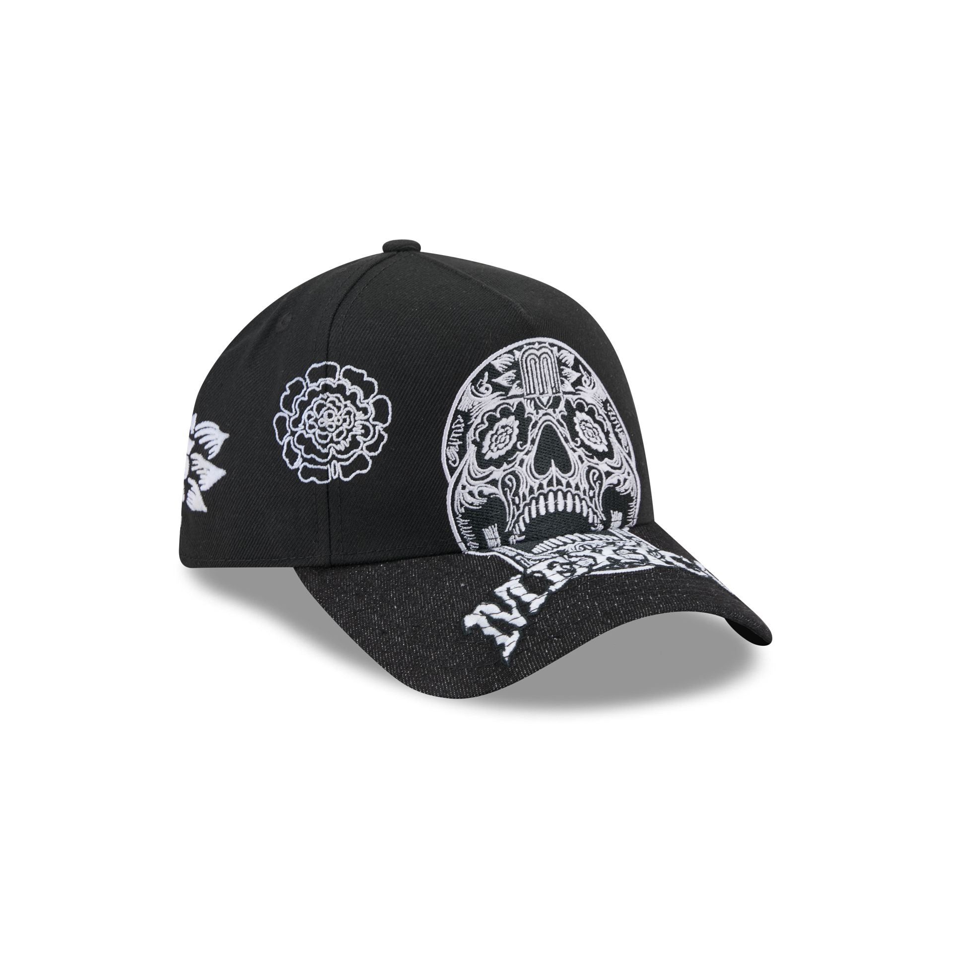 Mexico Baseball Day of the Dead Skull 9FORTY A-Frame Snapback Hat