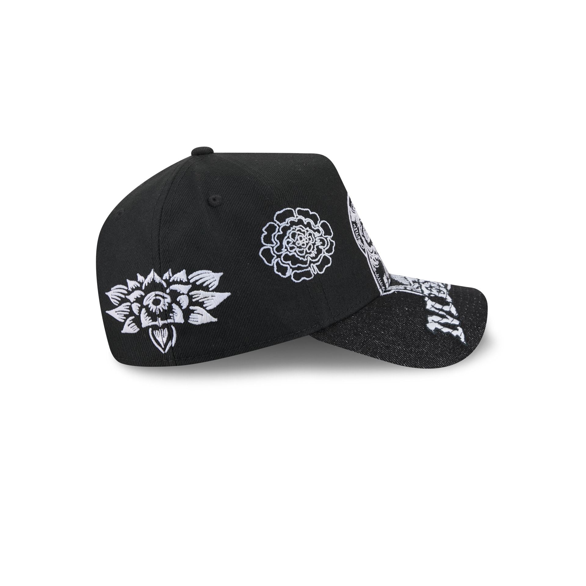 Mexico Baseball Day of the Dead Skull 9FORTY A-Frame Snapback Hat