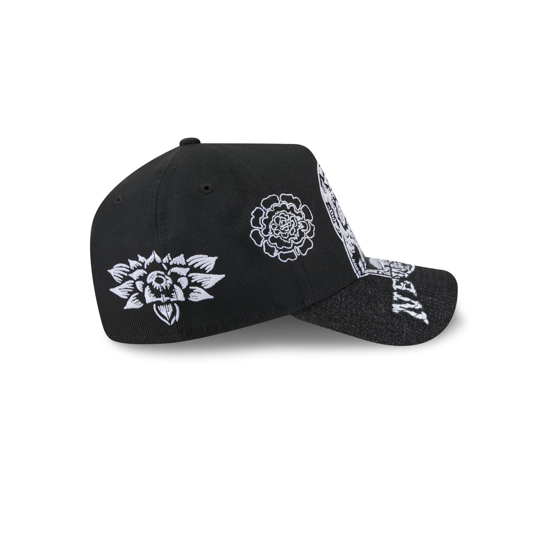 New York Mets Day of the Dead Skull 9FORTY A-Frame Snapback Hat