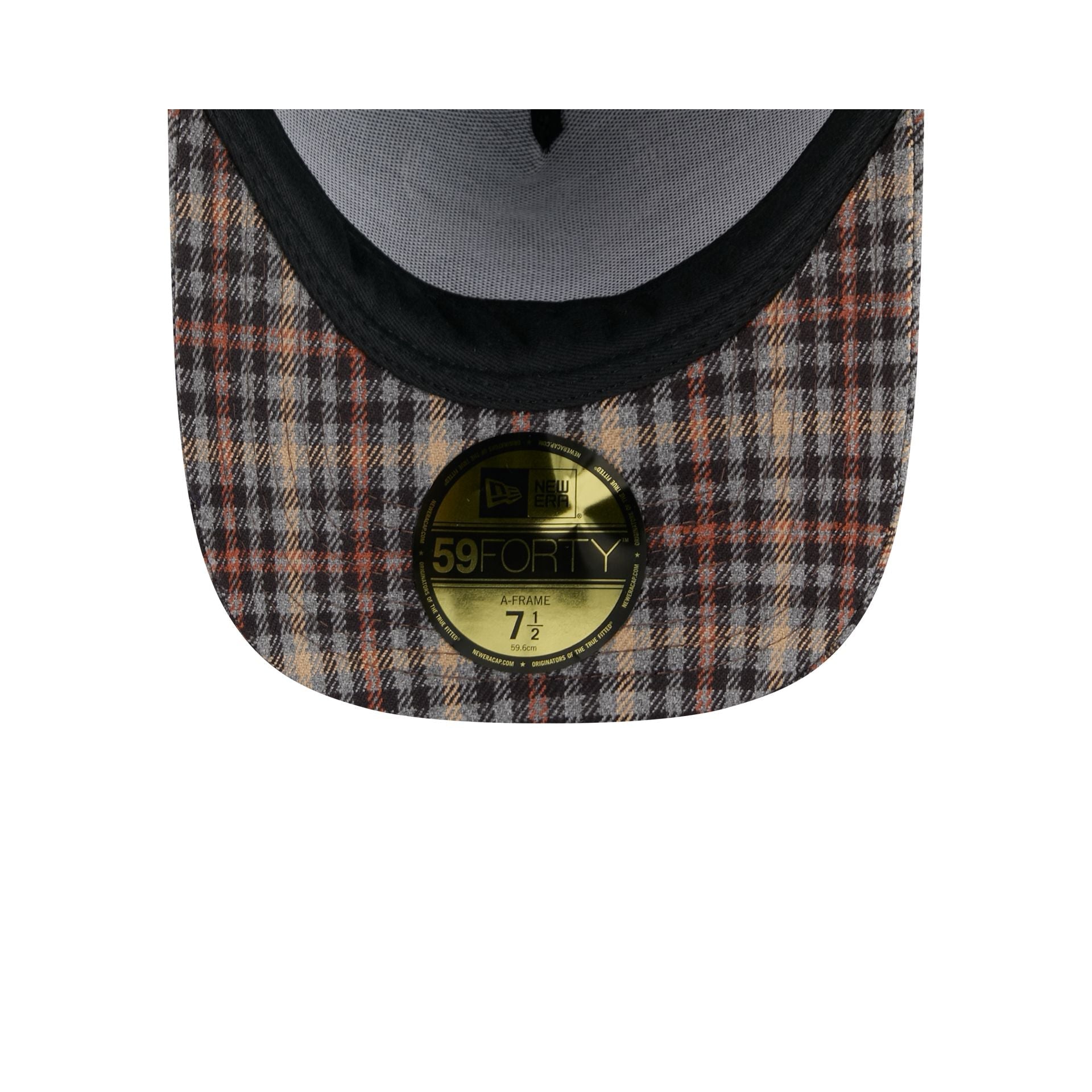 Chicago Bulls Fall Plaid Visor 59FORTY A-Frame Fitted Hat
