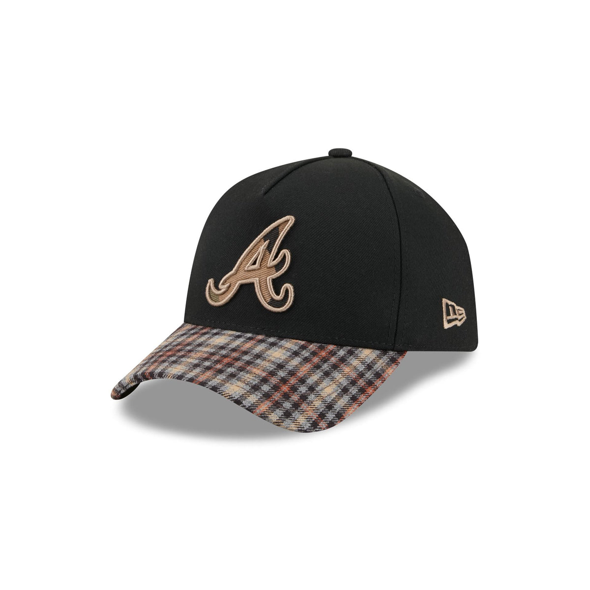 Atlanta Braves Fall Plaid Visor 59FORTY A-Frame Fitted Hat