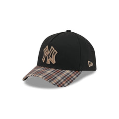 New York Yankees Fall Plaid Visor 59FORTY A-Frame Fitted Hat