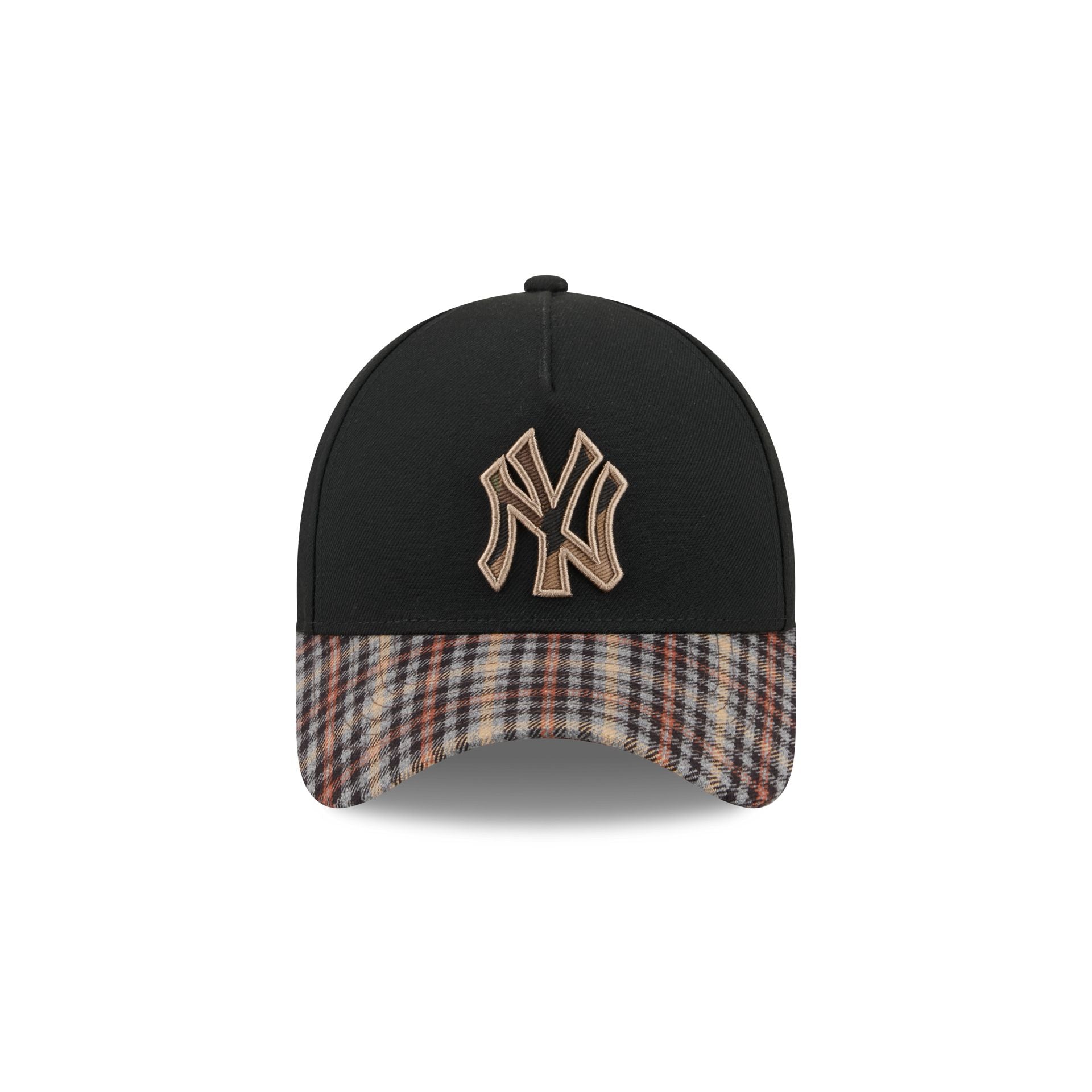 New York Yankees Fall Plaid Visor 59FORTY A-Frame Fitted Hat