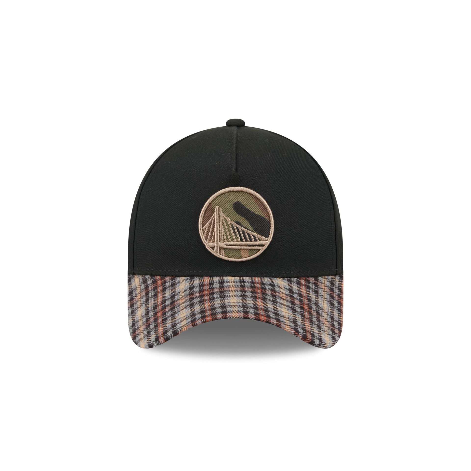 Golden State Warriors Fall Plaid Visor 59FORTY A-Frame Fitted Hat