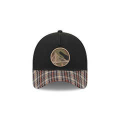 Golden State Warriors Fall Plaid Visor 59FORTY A-Frame Fitted Hat