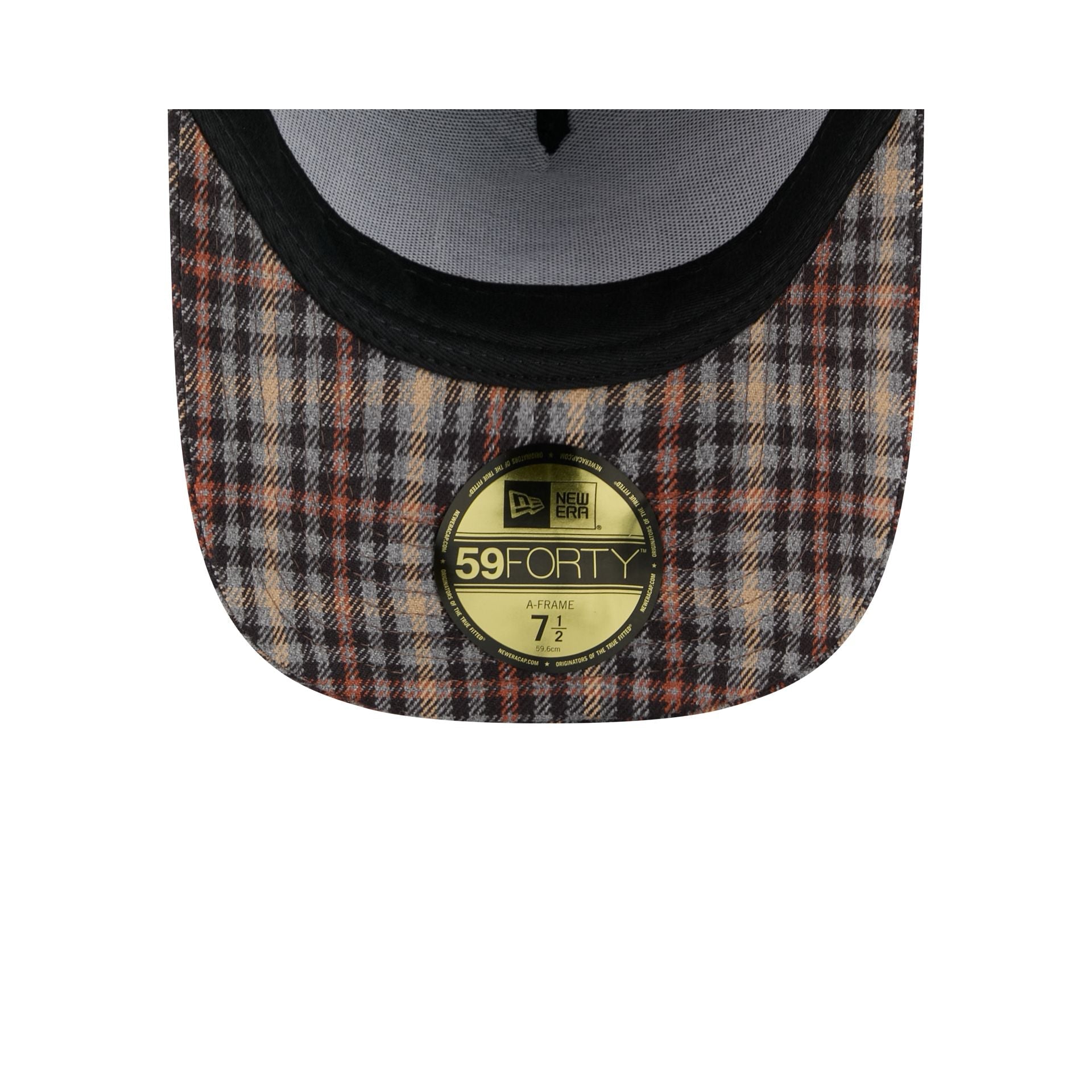 Golden State Warriors Fall Plaid Visor 59FORTY A-Frame Fitted Hat