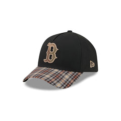 Boston Red Sox Fall Plaid Visor 59FORTY A-Frame Fitted Hat