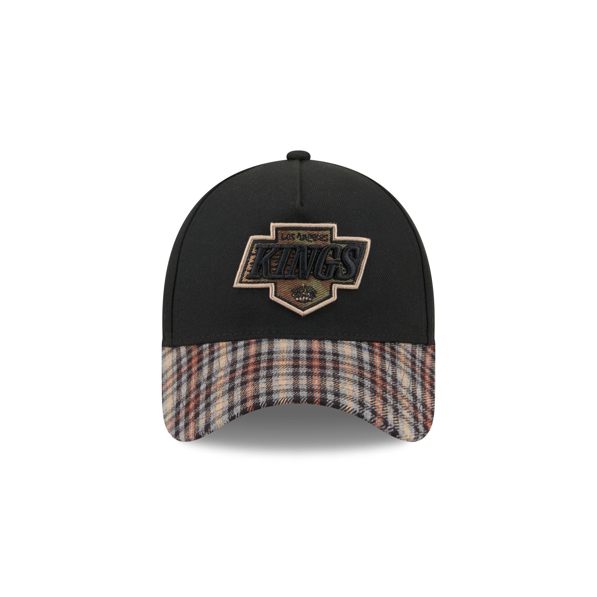 Los Angeles Kings Fall Plaid Visor 59FORTY A-Frame Fitted Hat