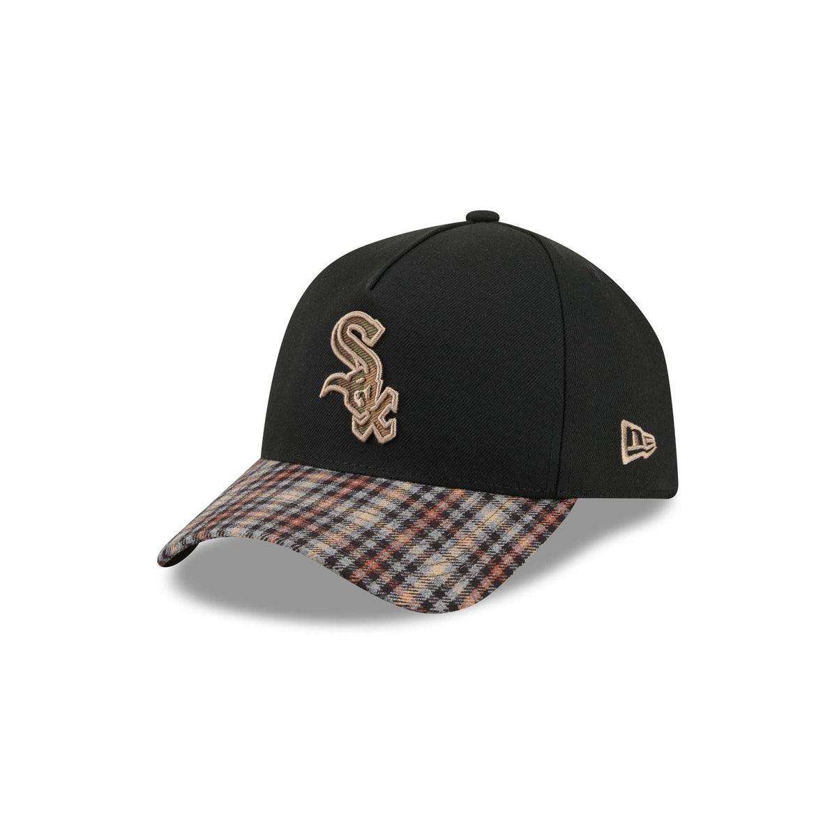 Chicago White Sox Fall Plaid Visor 59FORTY A-Frame Fitted Hat