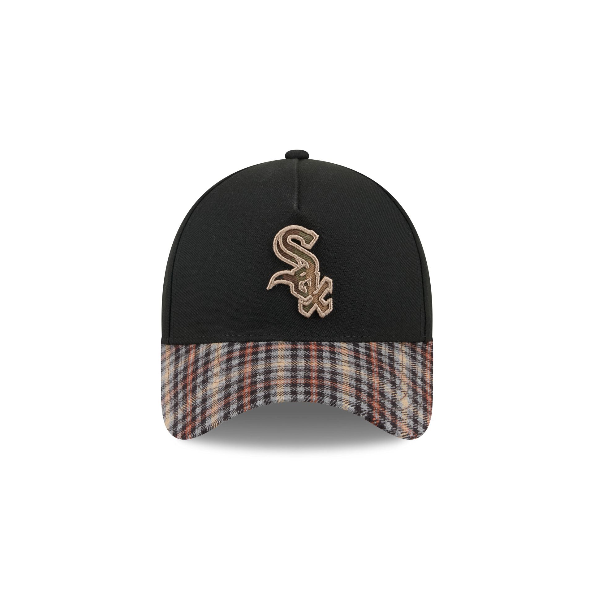 Chicago White Sox Fall Plaid Visor 59FORTY A-Frame Fitted Hat