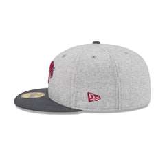 New York Knicks Gray Herringbone 59FIFTY Fitted Hat