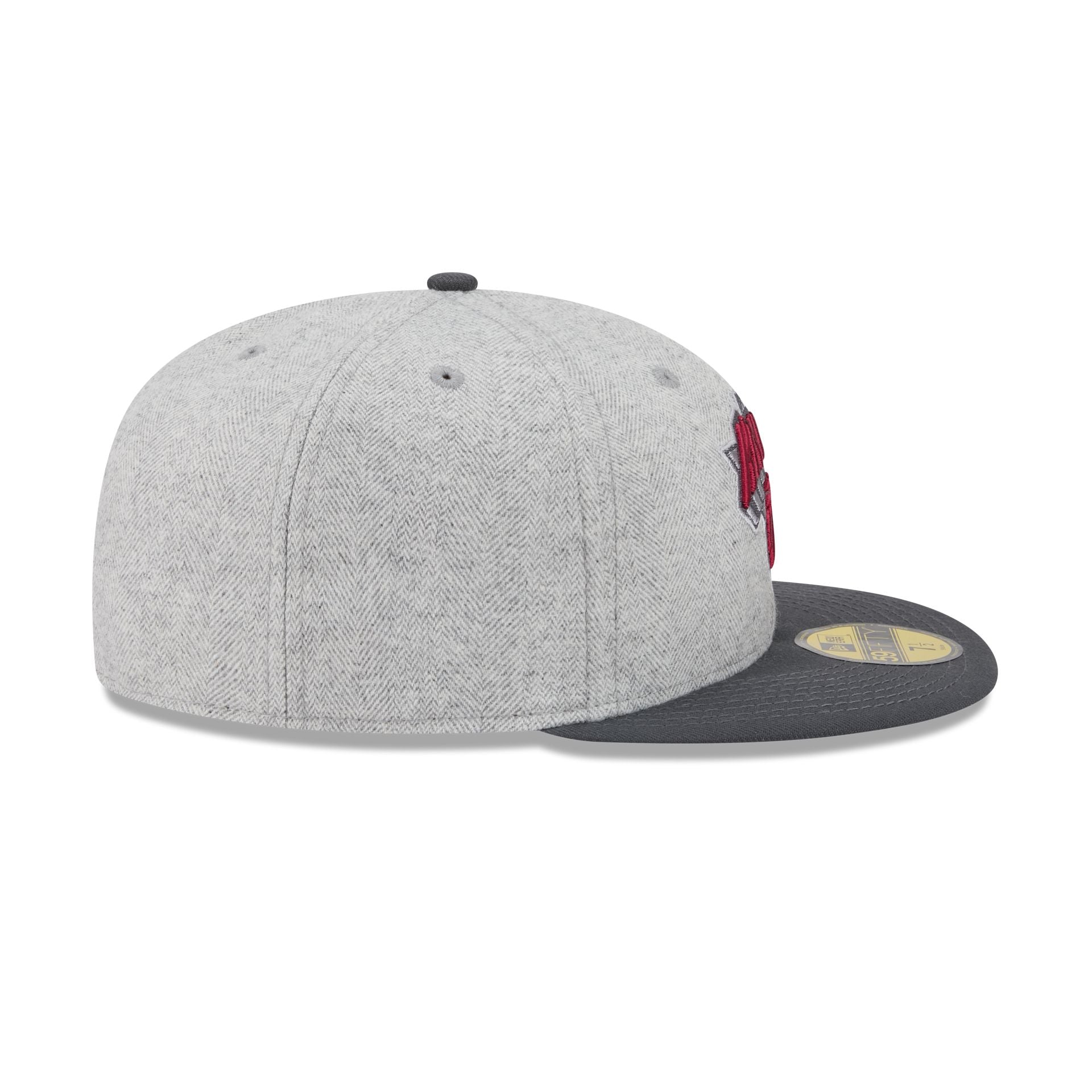 New York Knicks Gray Herringbone 59FIFTY Fitted Hat