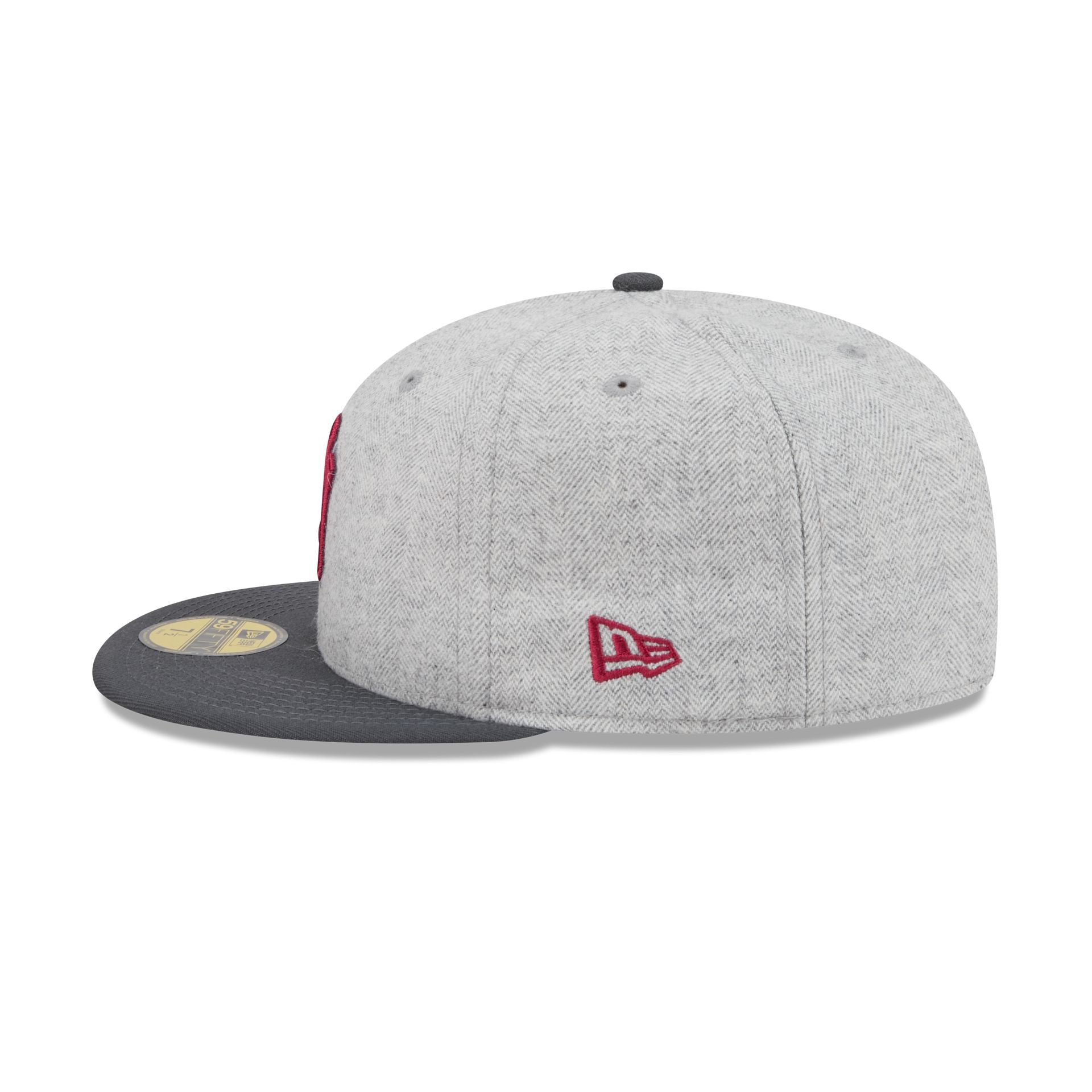 New York Yankees Gray Herringbone 59FIFTY Fitted Hat