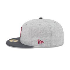 New York Yankees Gray Herringbone 59FIFTY Fitted Hat