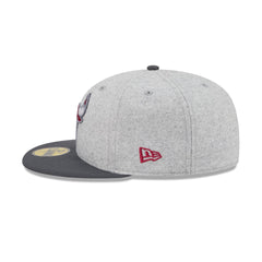 Chicago Bulls Gray Herringbone 59FIFTY Fitted Hat