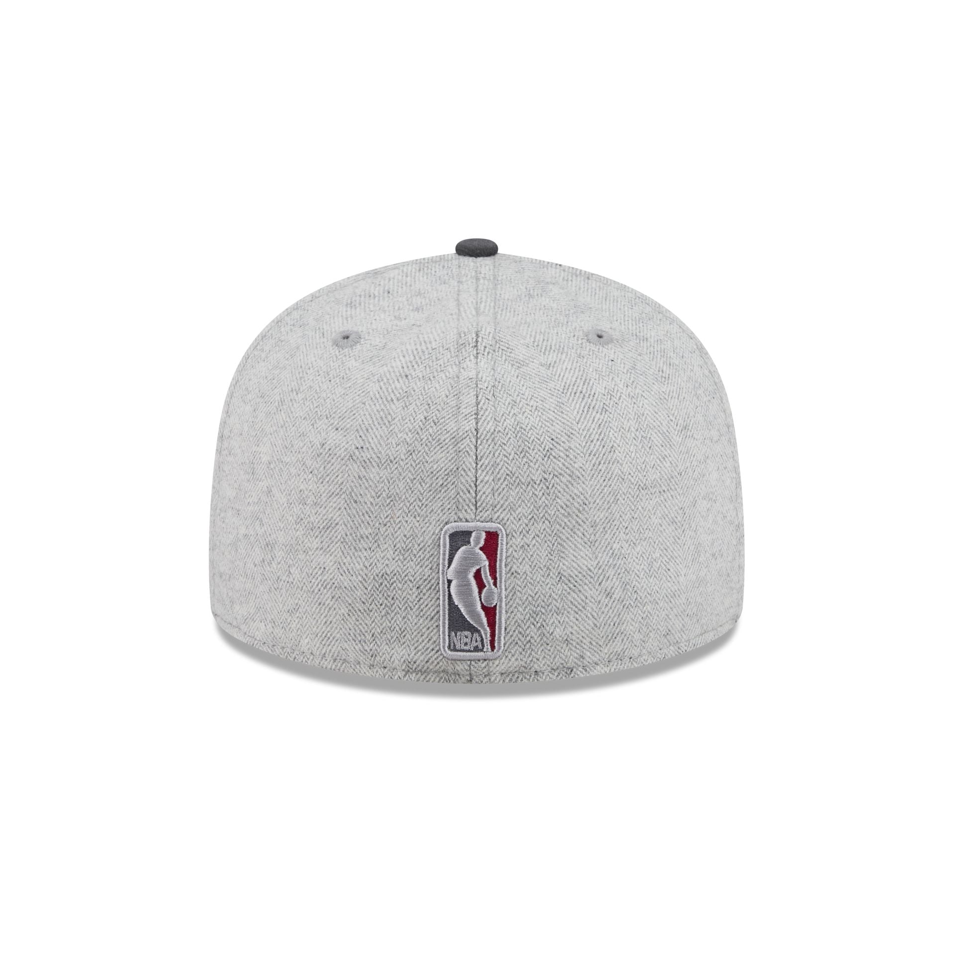 Chicago Bulls Gray Herringbone 59FIFTY Fitted Hat