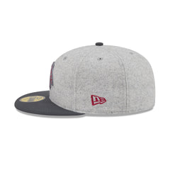 Chicago Blackhawks Gray Herringbone 59FIFTY Fitted Hat