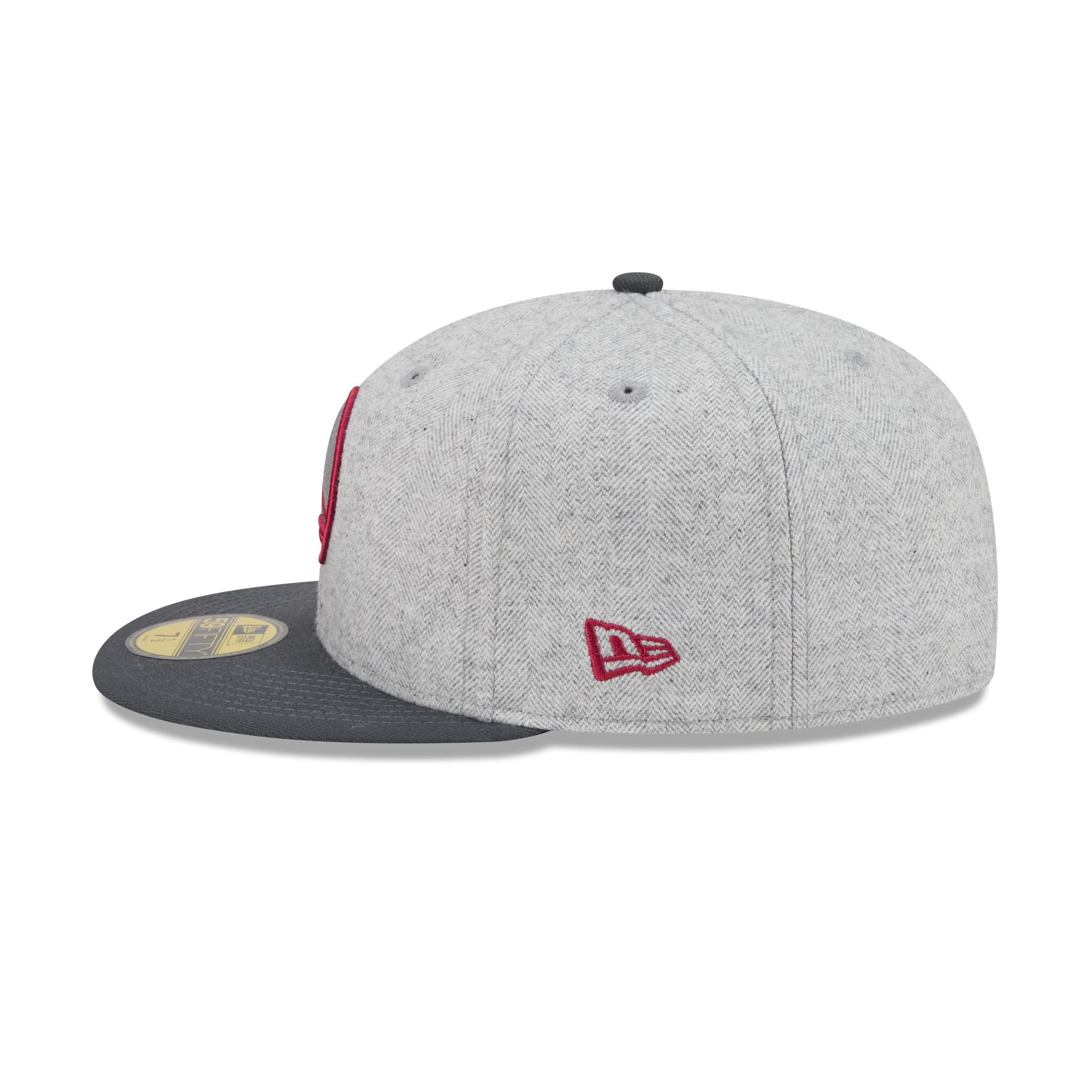Golden State Warriors Gray Herringbone 59FIFTY Fitted Hat