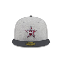 Houston Astros Gray Herringbone 59FIFTY Fitted Hat