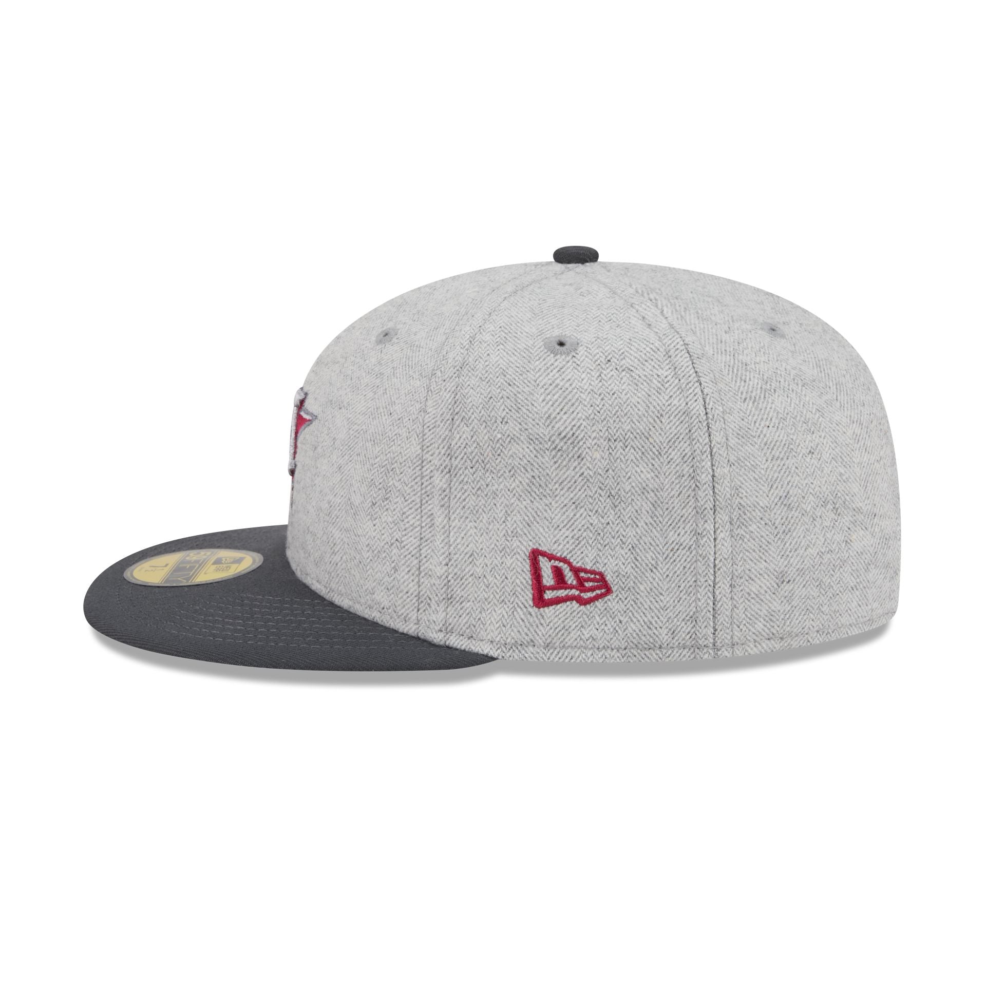Houston Astros Gray Herringbone 59FIFTY Fitted Hat