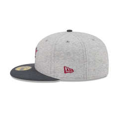 Houston Astros Gray Herringbone 59FIFTY Fitted Hat