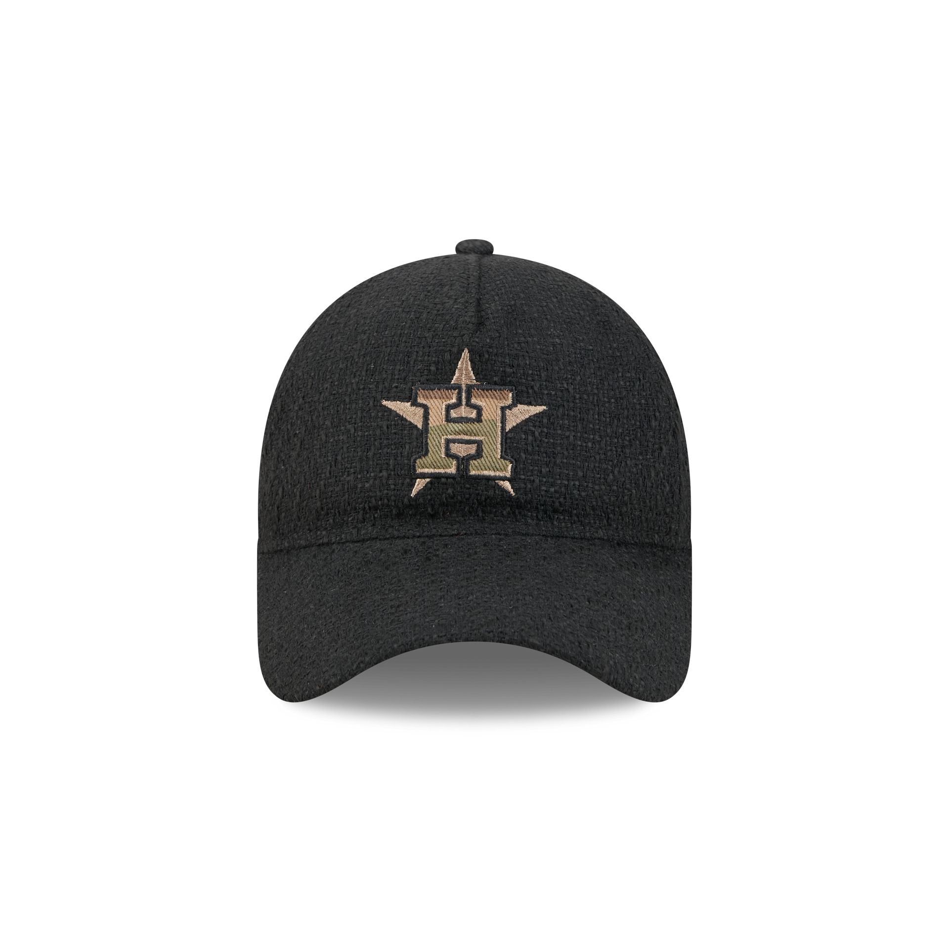 Houston Astros Camo Logo Boucle 9FORTY A-Frame Unstructured Snapback Hat