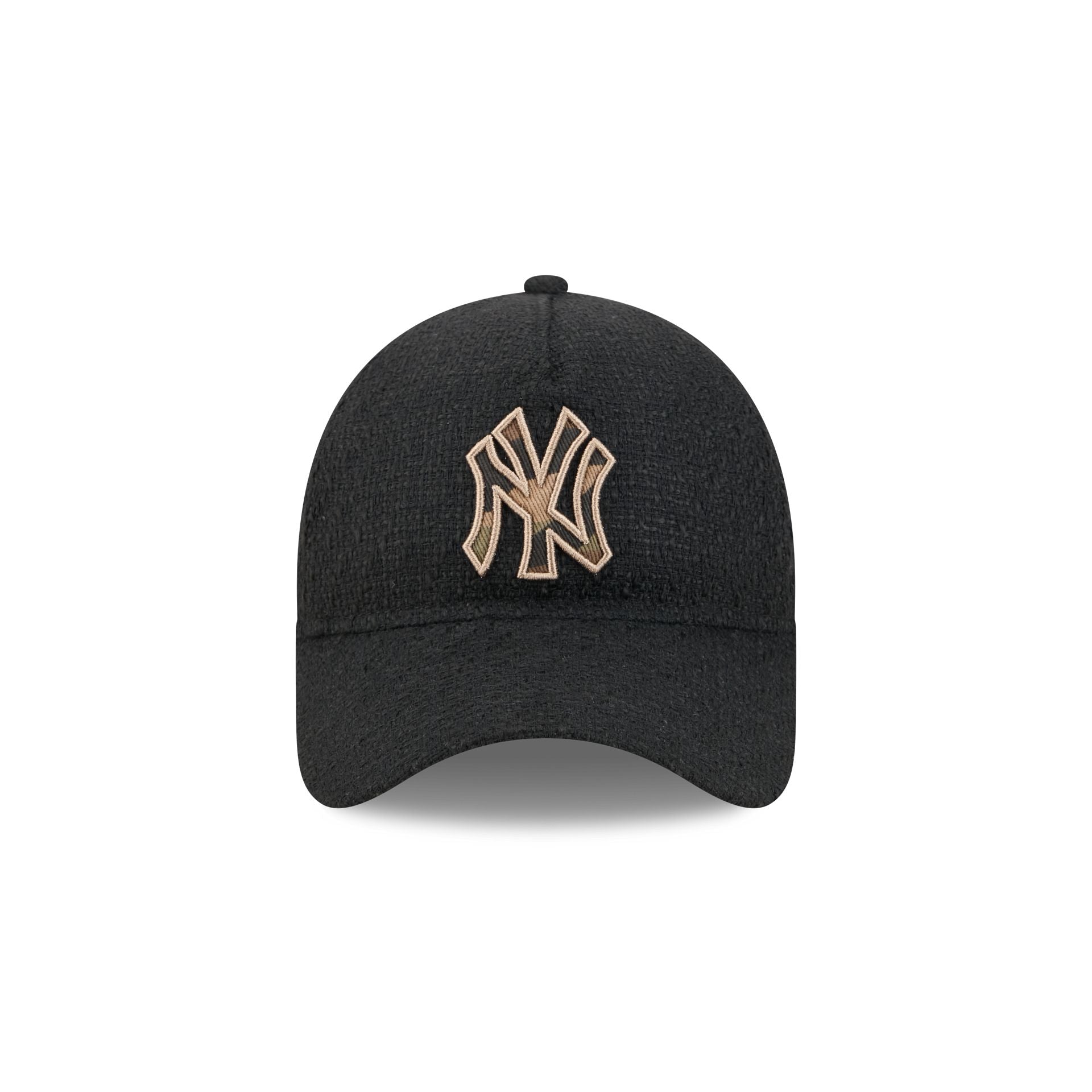 New York Yankees Camo Logo Boucle 9FORTY A-Frame Unstructured Snapback Hat