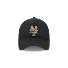 New York Mets Camo Logo Boucle 9FORTY A-Frame Unstructured Snapback Hat