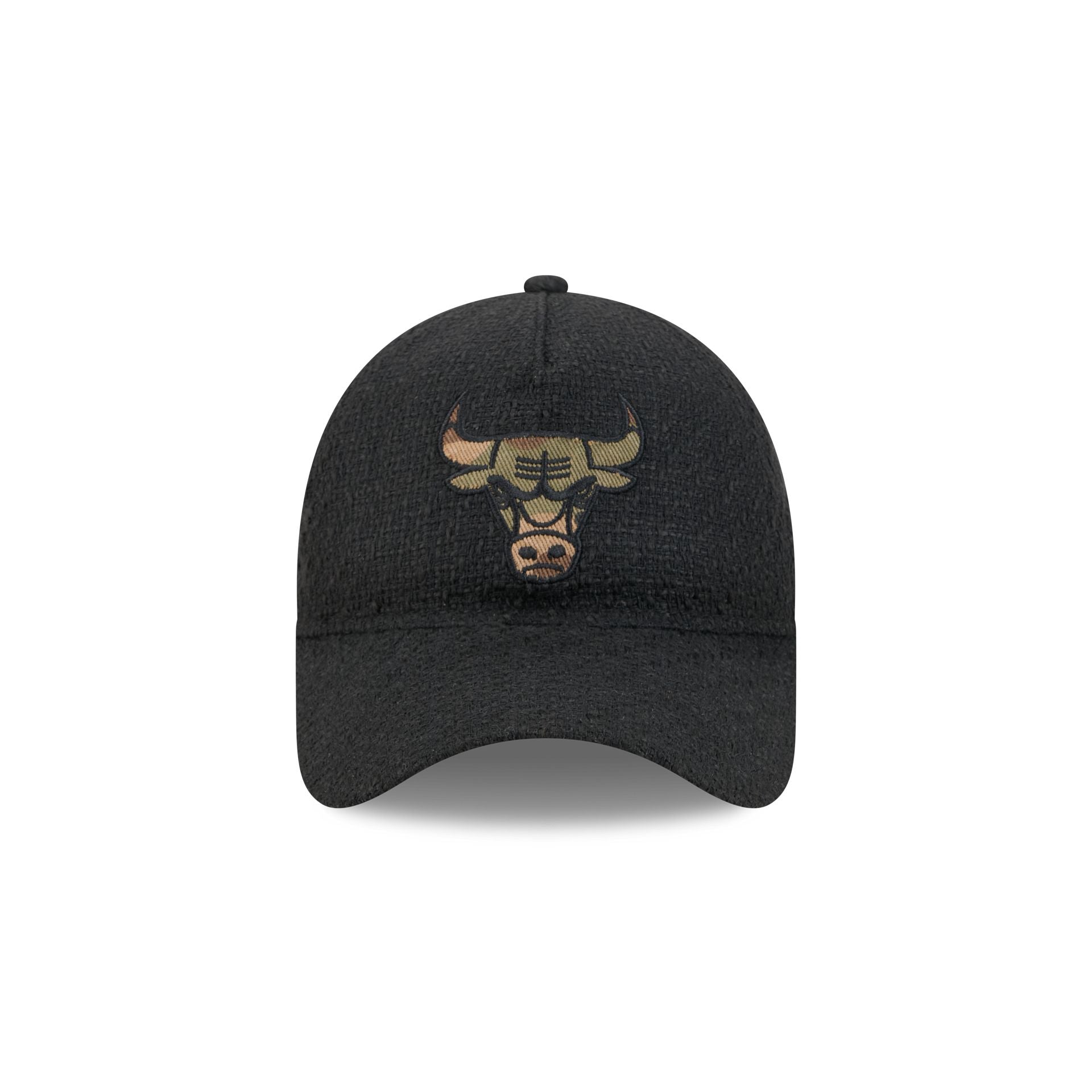 Chicago Bulls Camo Logo Boucle 9FORTY A-Frame Unstructured Snapback Hat