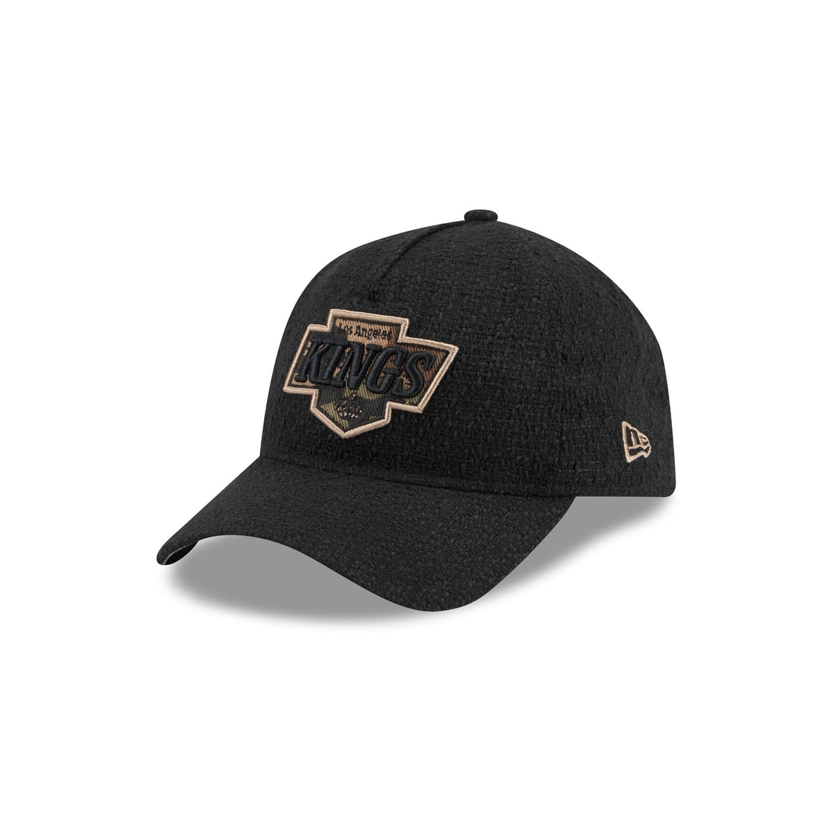 Los Angeles Kings Camo Logo Boucle 9FORTY A-Frame Unstructured Snapback Hat