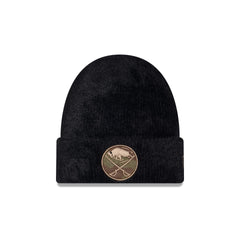 Buffalo Sabres Camo Logo Fuzzy Cuff Knit Beanie Hat