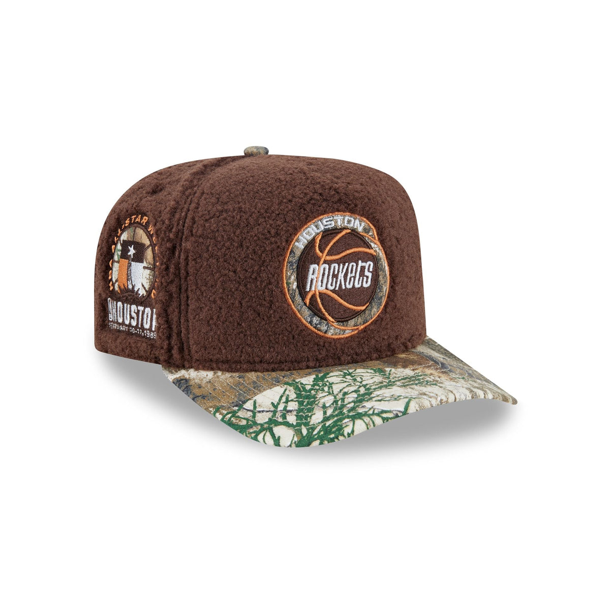 Just Caps Hardwood Classics Realtree Camo Houston Rockets 59FIFTY A-Frame Fitted Hat