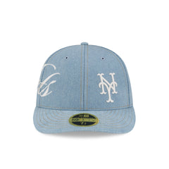 New York Mets Denim Script Low Profile 59FIFTY Fitted Hat
