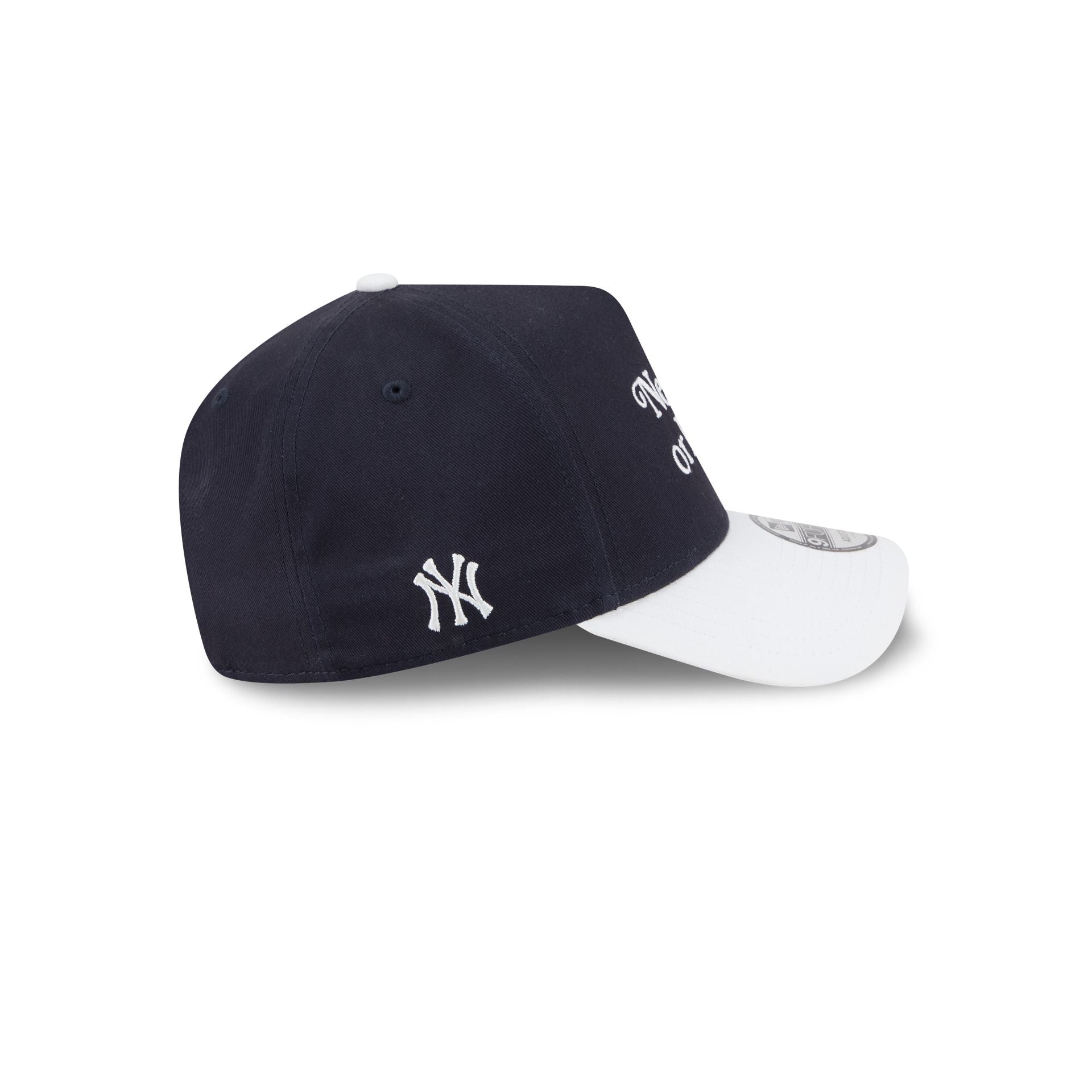 New York or Nowhere x New York Yankees Navy Two Tone 9FORTY A-Frame Snapback Hat