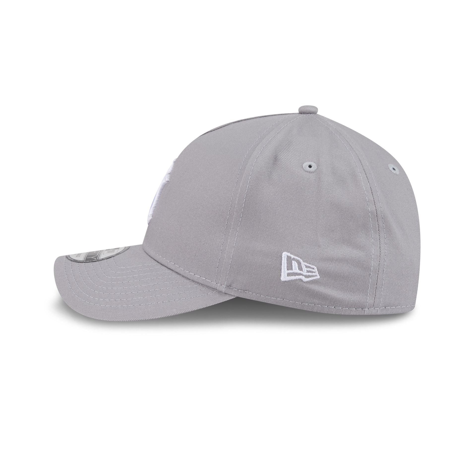 New York or Nowhere x New York Yankees Light Gray 9FORTY A-Frame Snapback Hat
