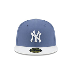 New York or Nowhere x New York Yankees Slate Blue Two Tone 59FIFTY Fitted Hat