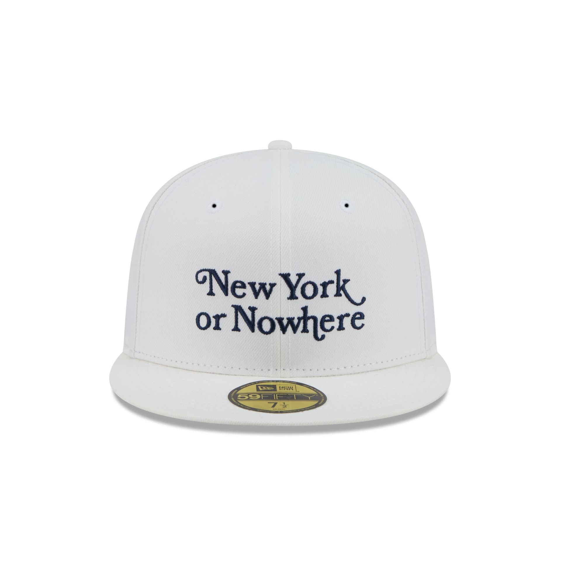 New York or Nowhere x New York Yankees Optic White 59FIFTY Fitted Hat
