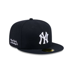 New York or Nowhere x New York Yankees Navy Side 59FIFTY Fitted Hat