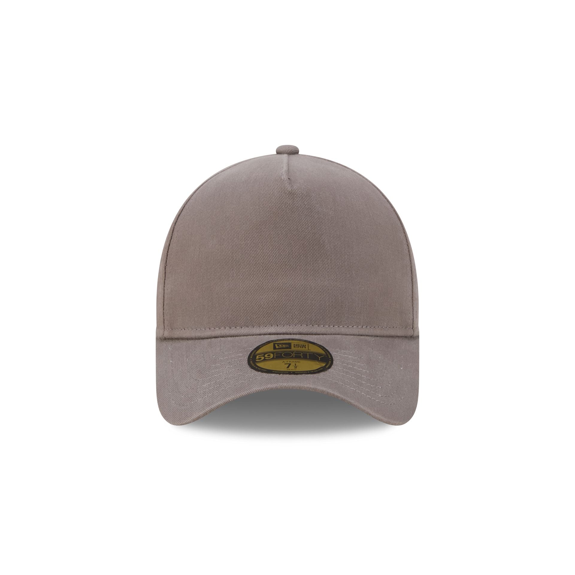 New Era Cap Cotton Twill Gray 59FORTY A-Frame Fitted Hat
