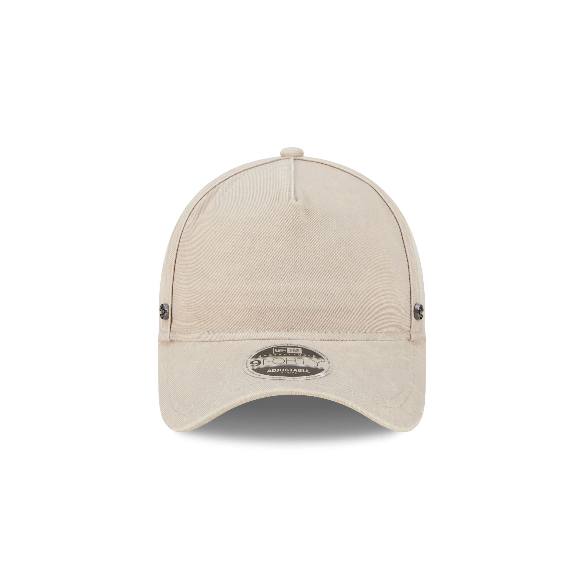 New Era Cap Gray Soft Wash 9FORTY A-Frame Unstructured Adjustable Hat