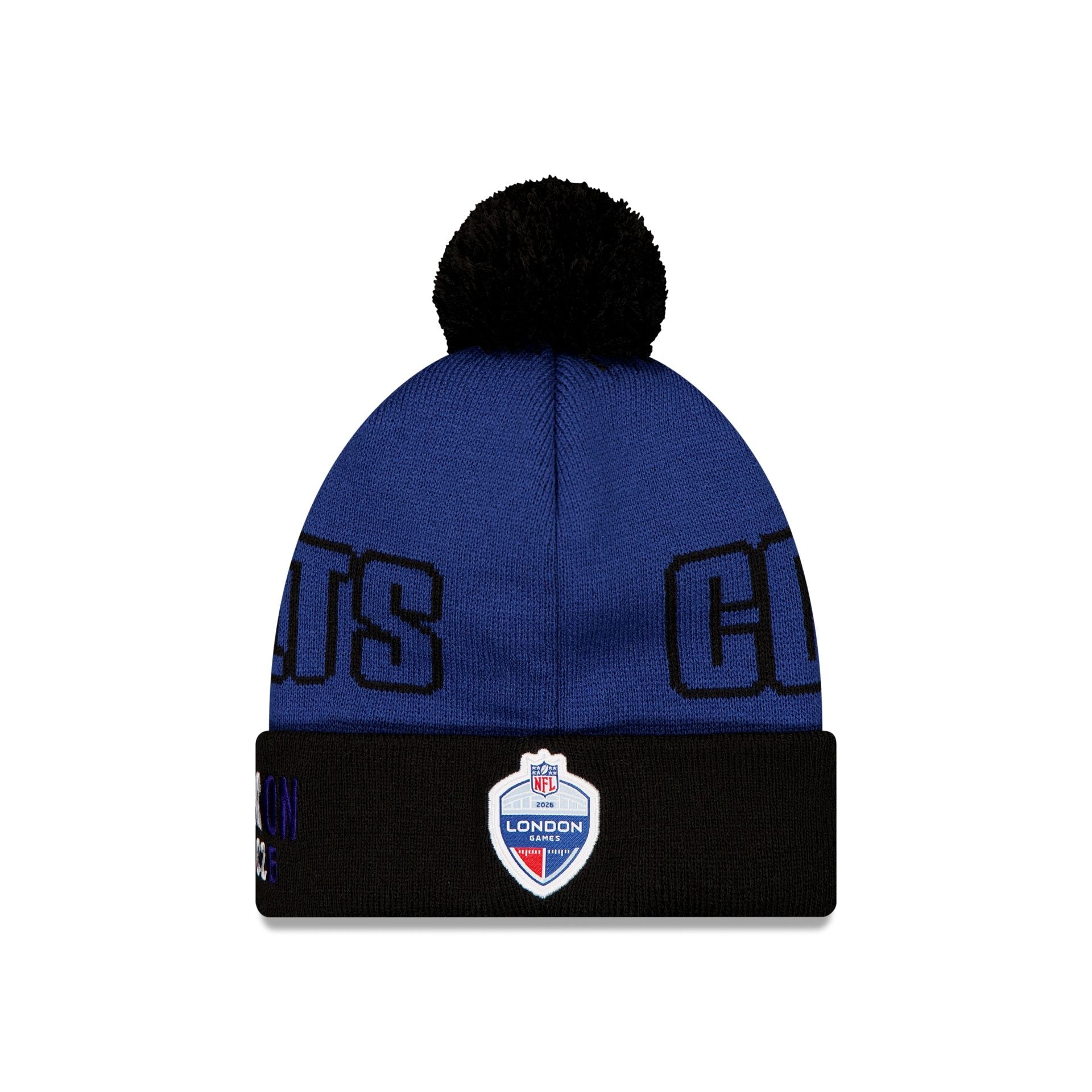 Indianapolis Colts 2026 International Games Pom Knit Hat