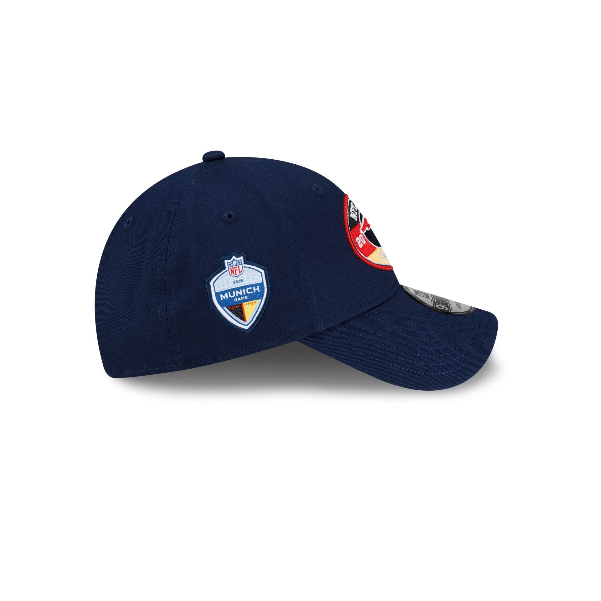 New England Patriots 2026 International Games 9FORTY Snapback Hat