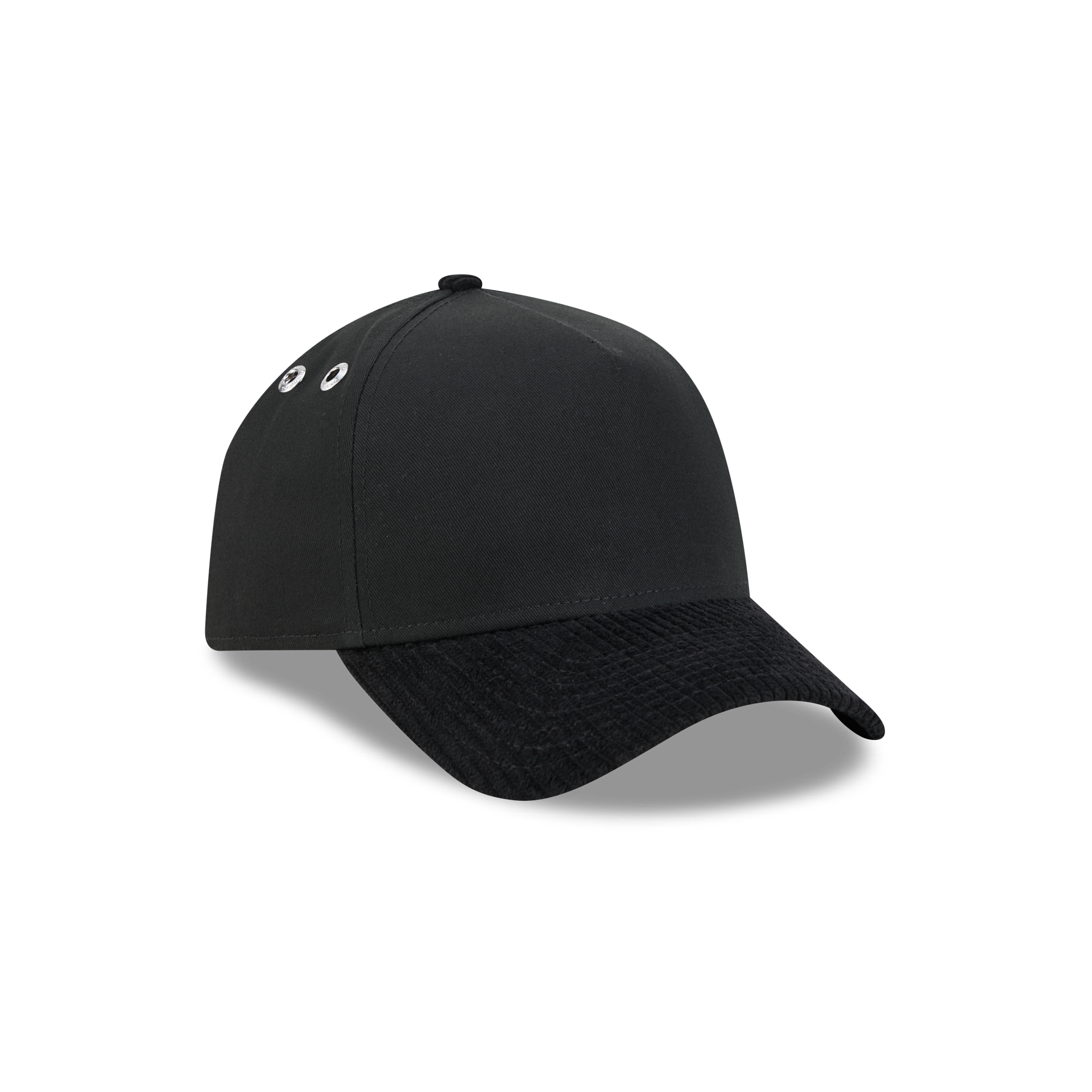 New Era Branded Cord Black 59FORTY A-Frame Fitted Hat