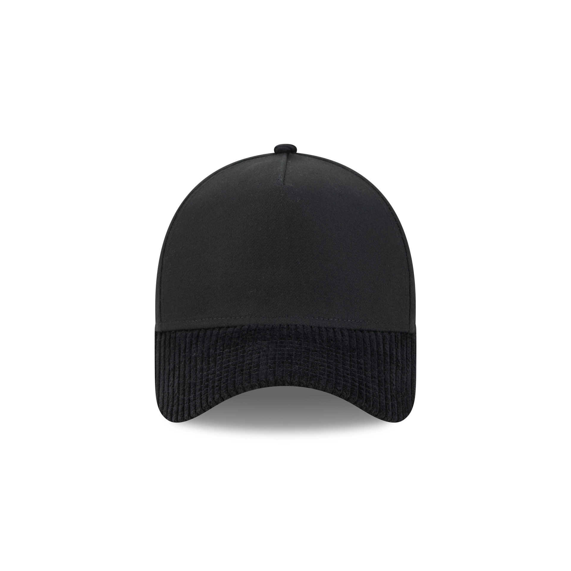 New Era Branded Cord Black 59FORTY A-Frame Fitted Hat