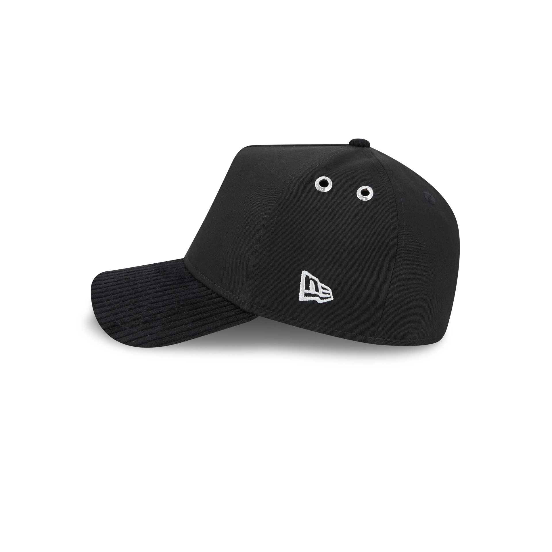 New Era Branded Cord Black 59FORTY A-Frame Fitted Hat