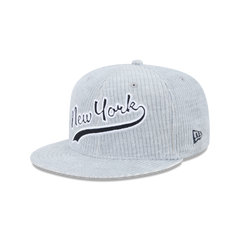 New Era Branded Cord Heather Gray 59FIFTY Fitted Hat