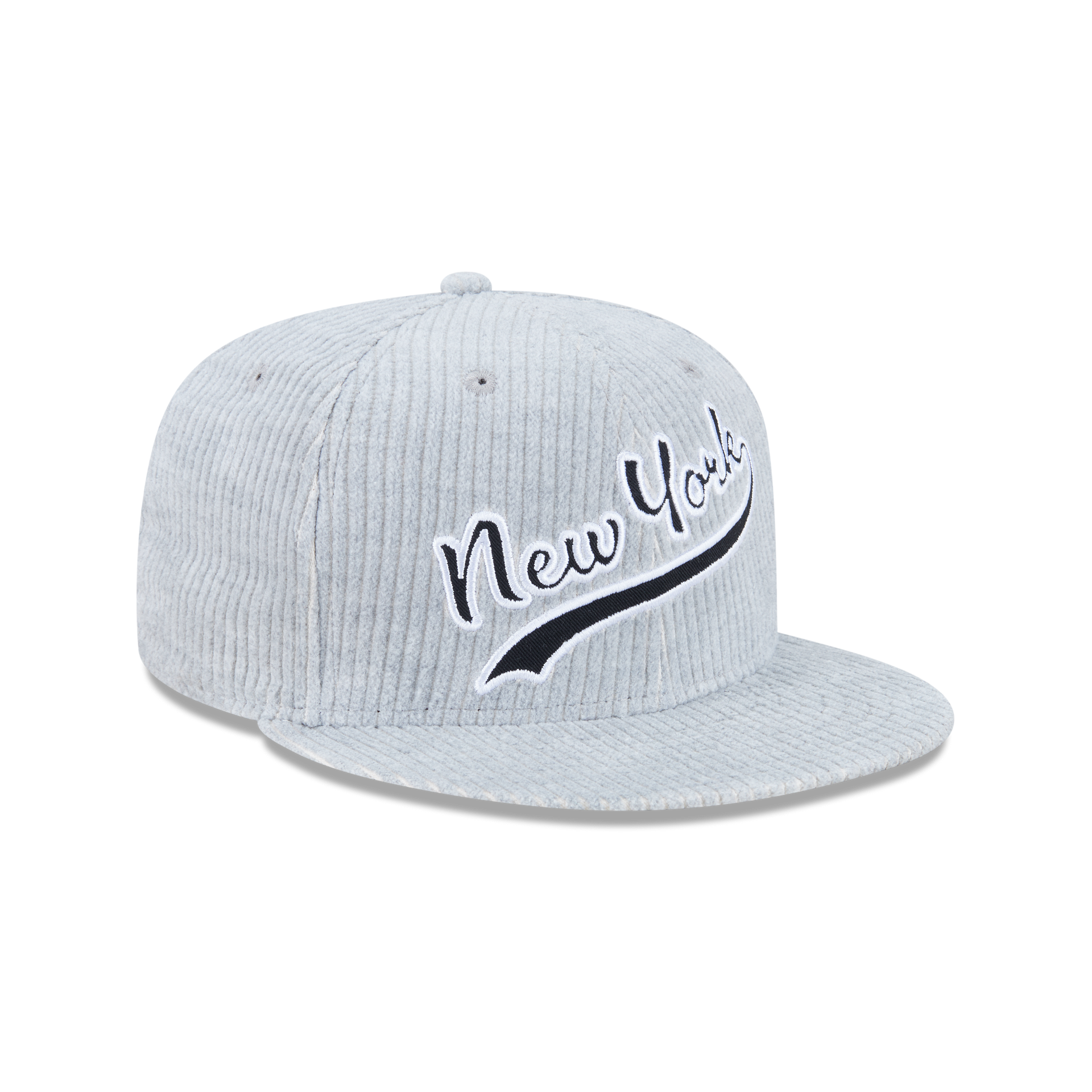 New Era Branded Cord Heather Gray 59FIFTY Fitted Hat