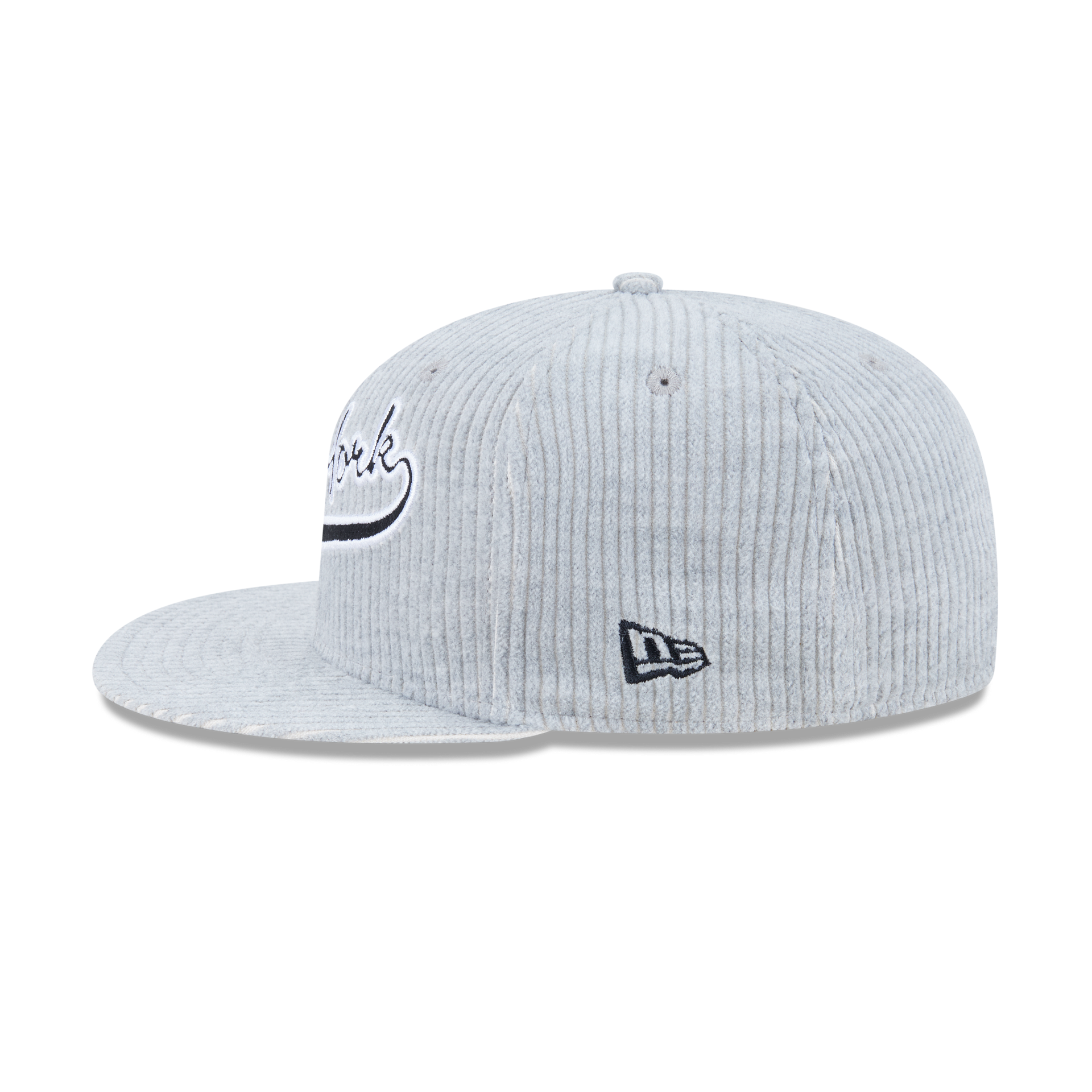 New Era Branded Cord Heather Gray 59FIFTY Fitted Hat