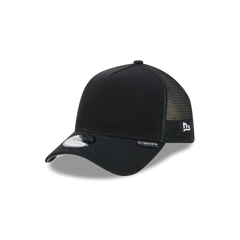 New Era Branded Herringbone Black 9FORTY A-Frame Trucker Hat