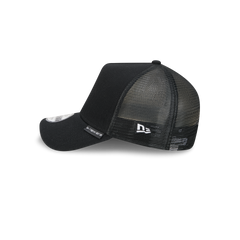 New Era Branded Herringbone Black 9FORTY A-Frame Trucker Hat